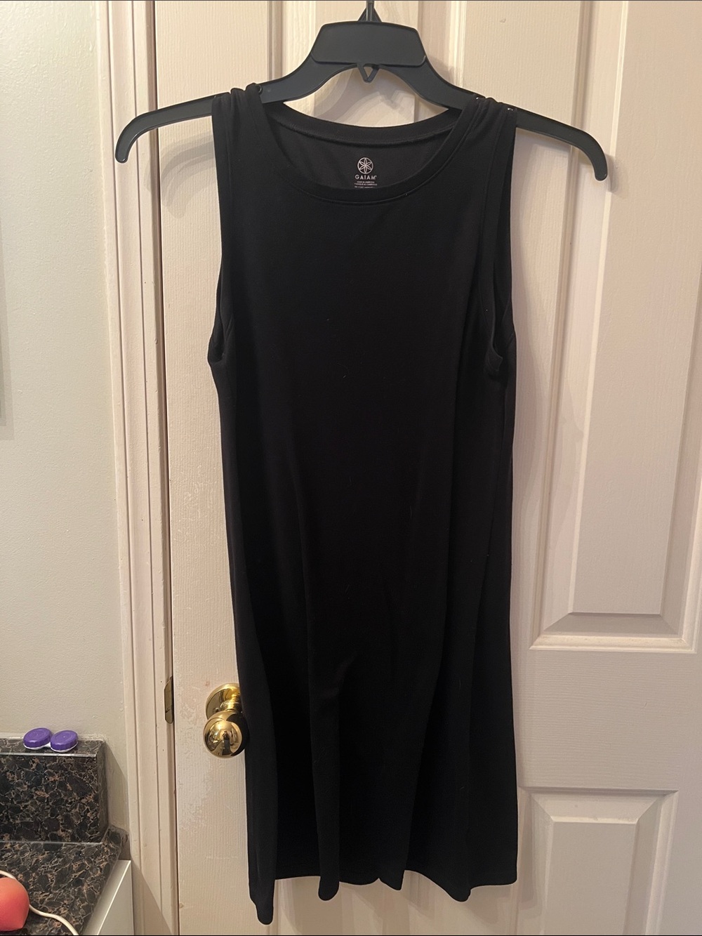 Gaiam Casual Everyday Loose Black Dress